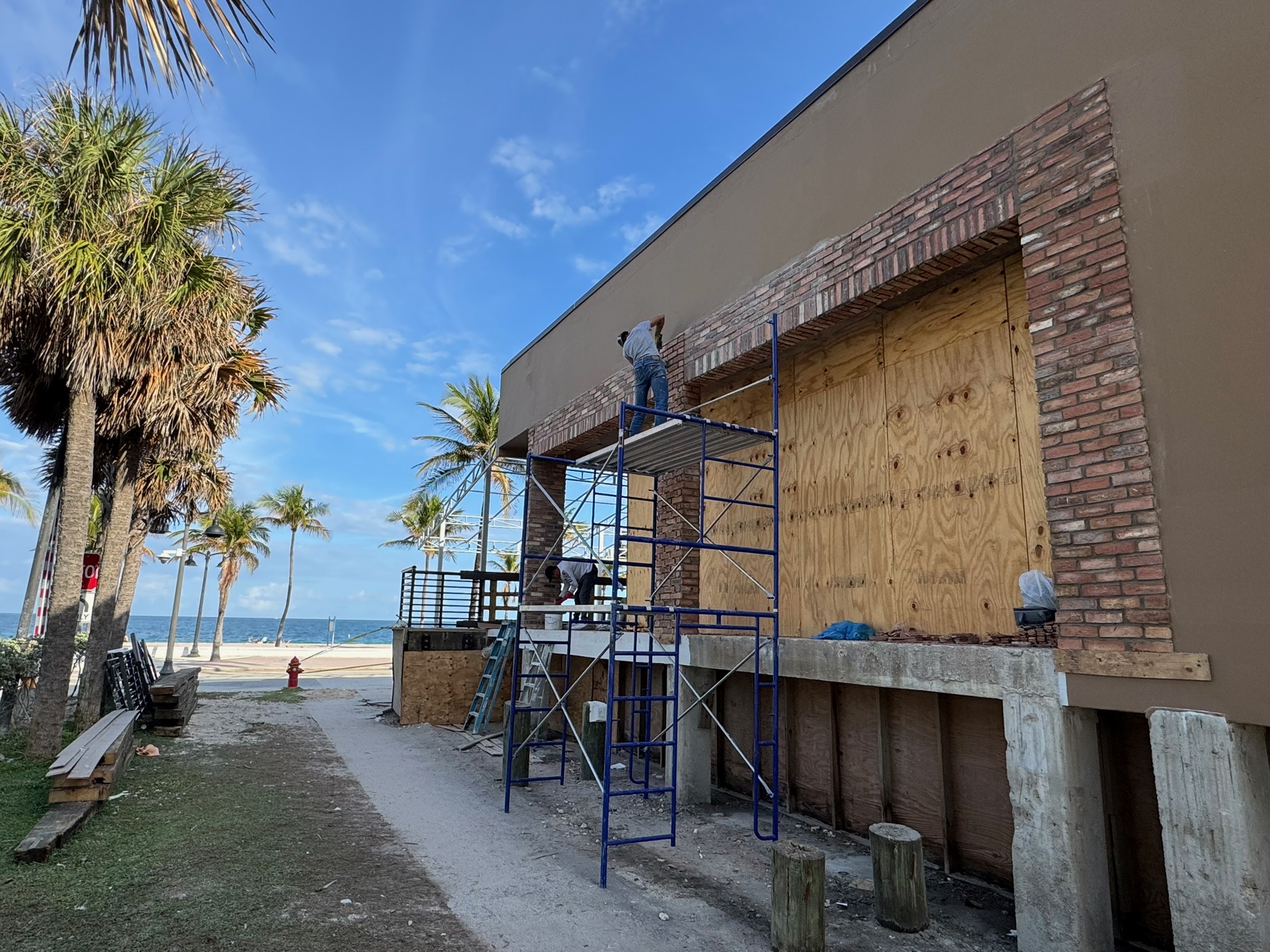 Beachside Brick Work project by Worldwide Floors Corp in Miami-Dade or Broward