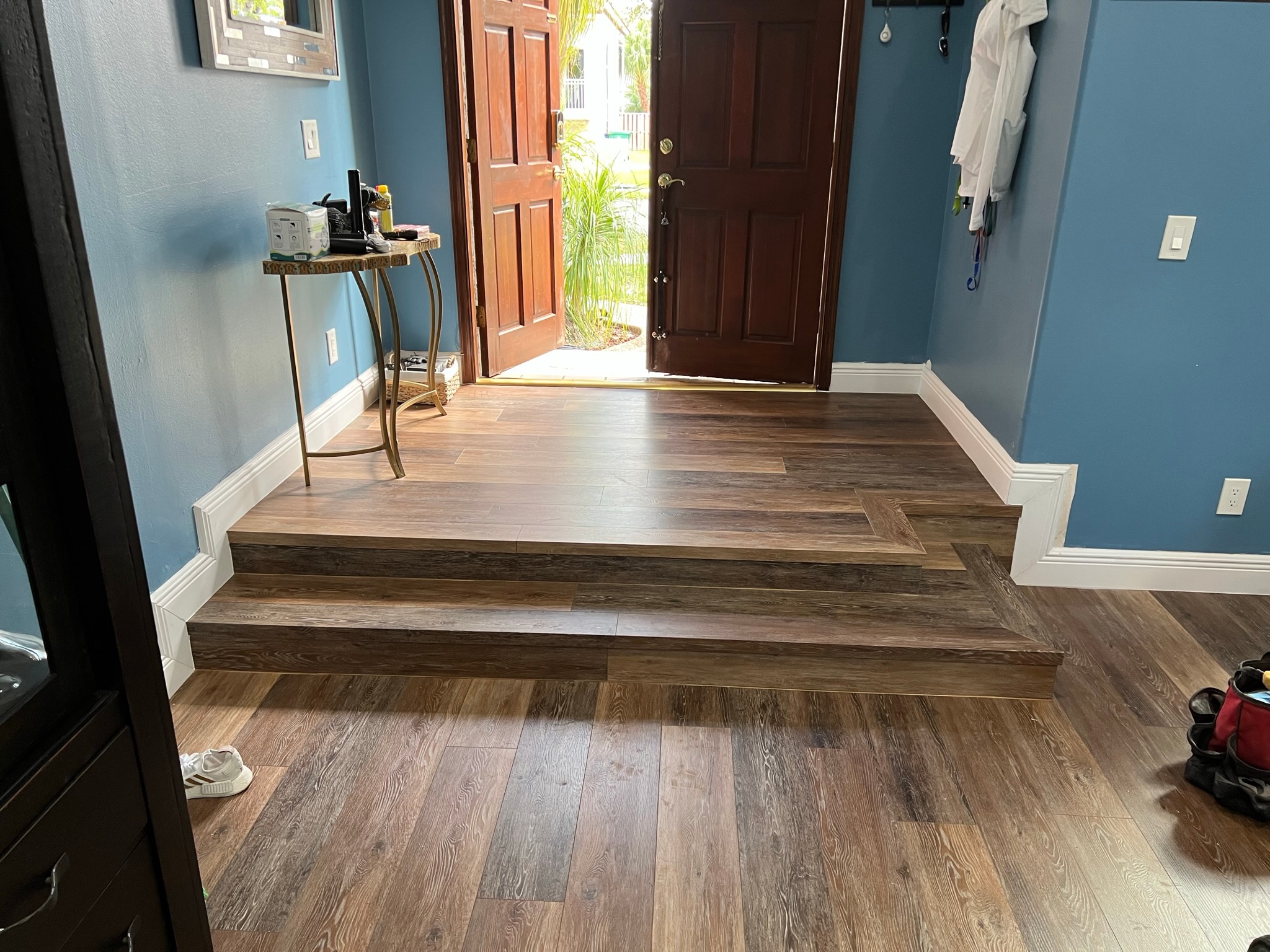 LVP Entryway project by Worldwide Floors Corp in Miami-Dade or Broward