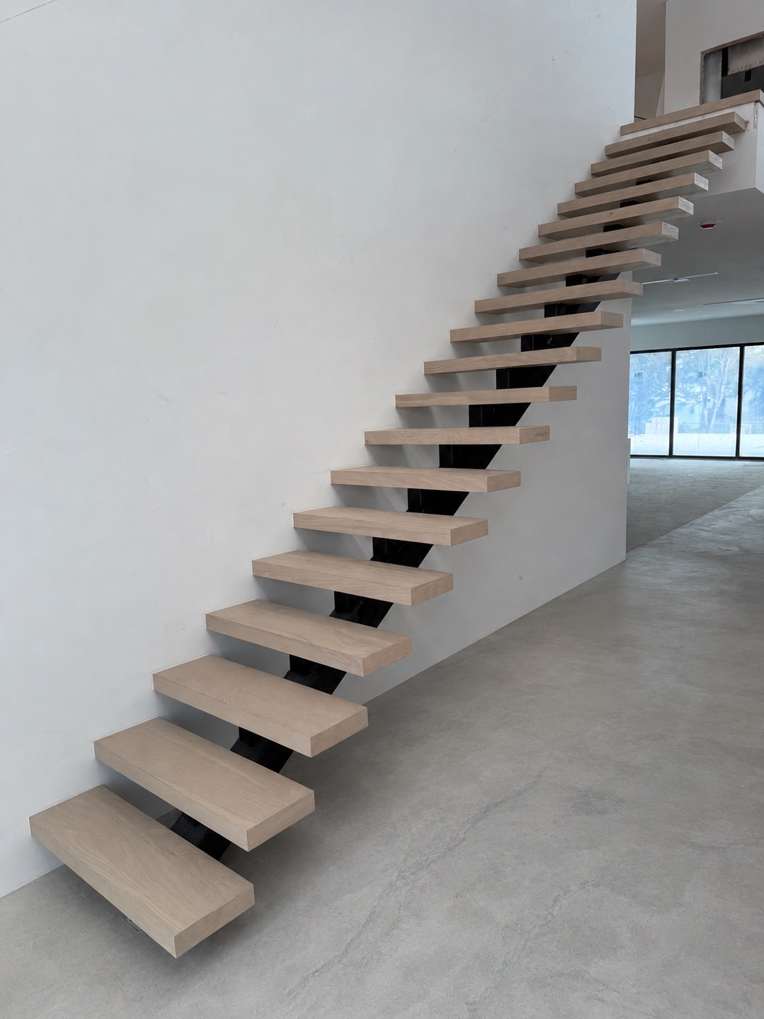 Floating Stair Treads project by Worldwide Floors Corp in Miami-Dade or Broward